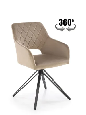 Levný Otočné křeslo K535 - béžové