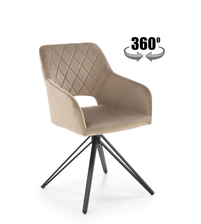 Levný Otočné křeslo K535 - béžové