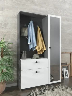 RAUMA předsíňová sestava, bílá/grey Nejprodávanější