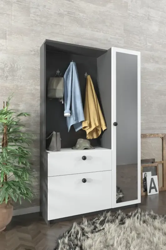 RAUMA předsíňová sestava, bílá/grey Nejprodávanější