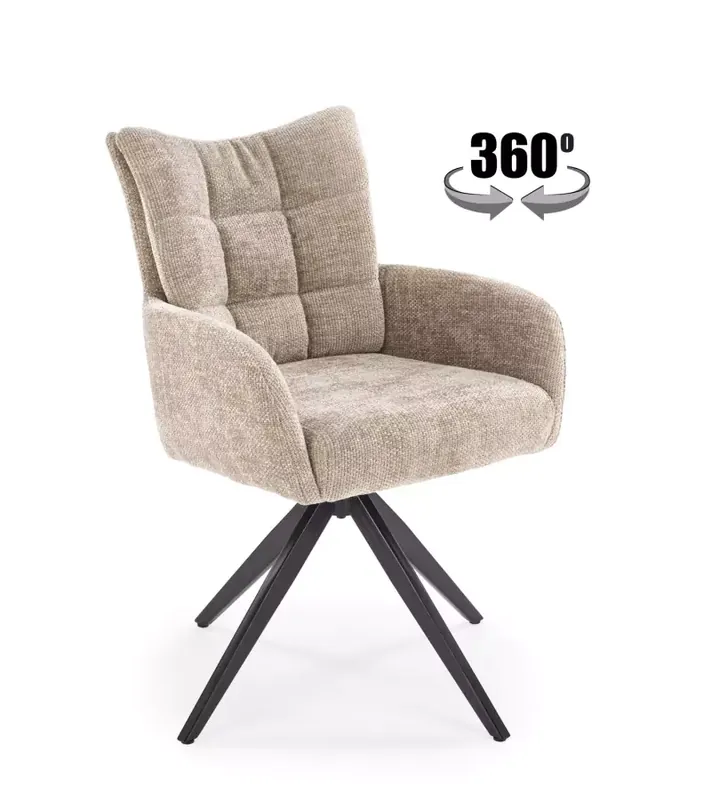 Levný Otočné křeslo K540 - béžové