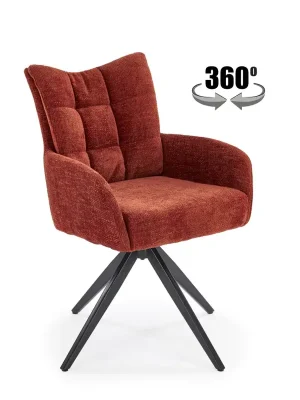 Novinka Otočné křeslo K540 - skořicové