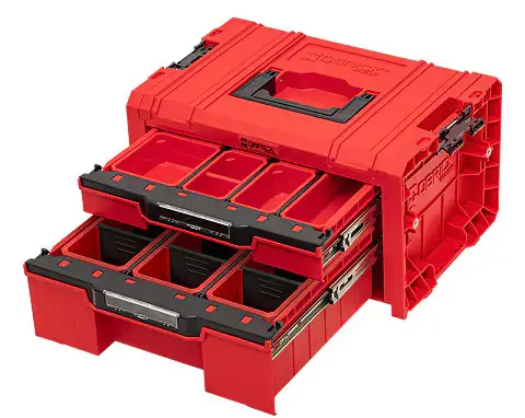 Zlevněný QBRICK SYSTEM PRO Expert RED HD Zásuvkový organizér 2