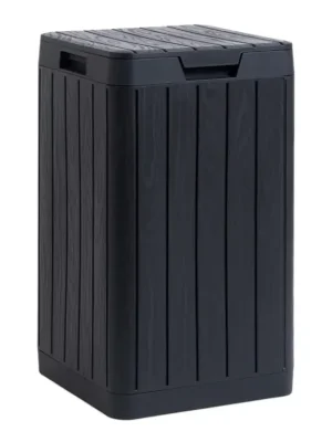 RIO GARDEN zahradní plastový koš 80 L - grafit Sleva