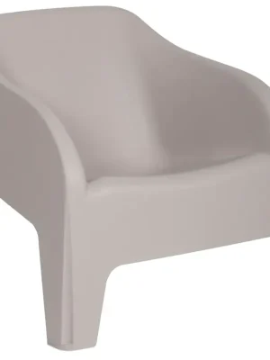 PETRA ARMCHAIR plastové křeslo - šedá Bezpečná Platba