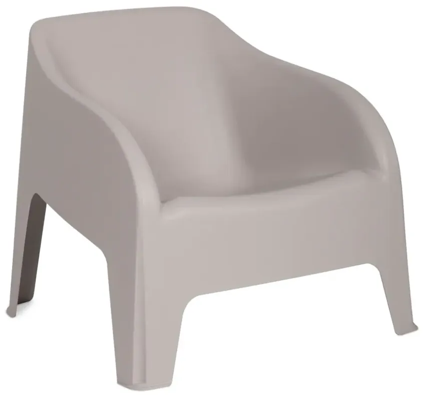 PETRA ARMCHAIR plastové křeslo - šedá Bezpečná Platba