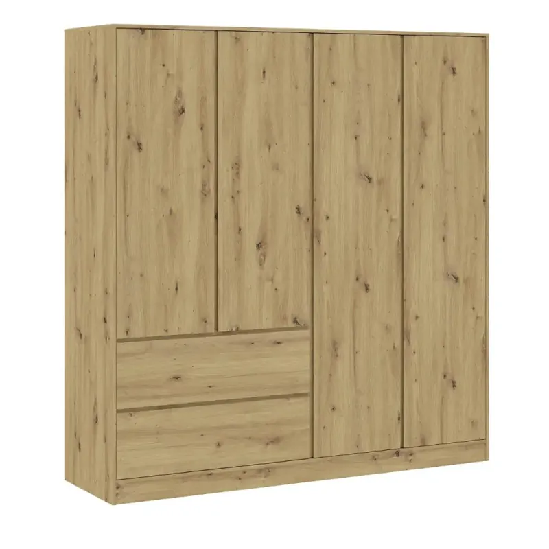 Šatní skříň 4D2S BURELA dub artisan Top Prodej