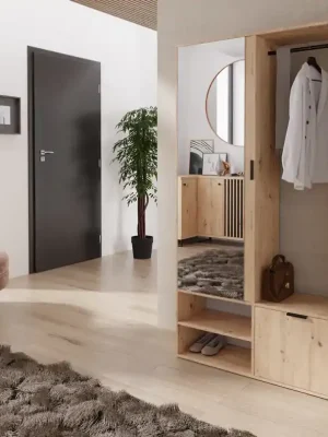 Předsíňová stěna MINAS dub artisan Cenově Výhodný