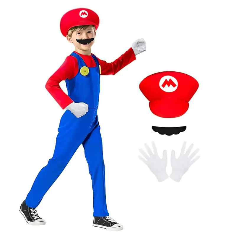Víkendová Akce Dětský kostým 110/122 - Super Mario OPBH1977