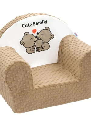 Značkový Dětské křesílko Cute Family cappuccino