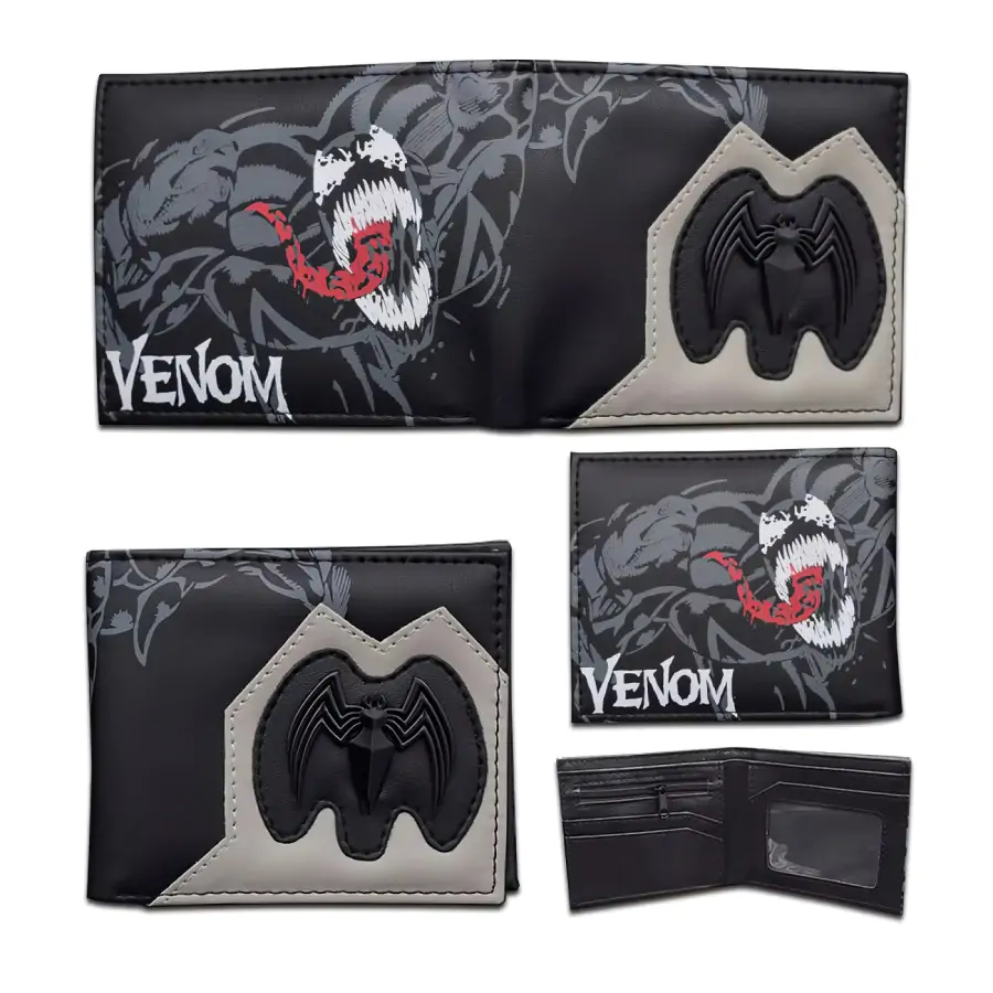 Peněženka Venom s 3D znakem PNBH2026 Nejprodávanější