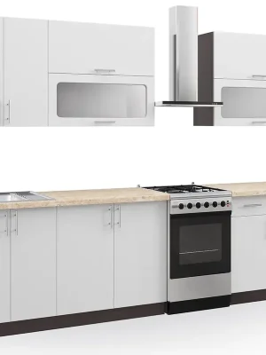 Hit Sezóny Kuchyně ESTERO A 220 wenge dark/bílá supermat