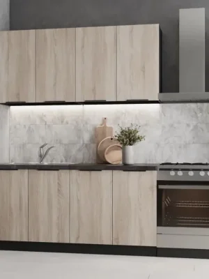 Zlevněný Kuchyně MARKERA 200 sonoma/antracit