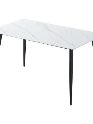 Nejlepší Volba Jídelní stůl ADRIA 140x80 - bílý