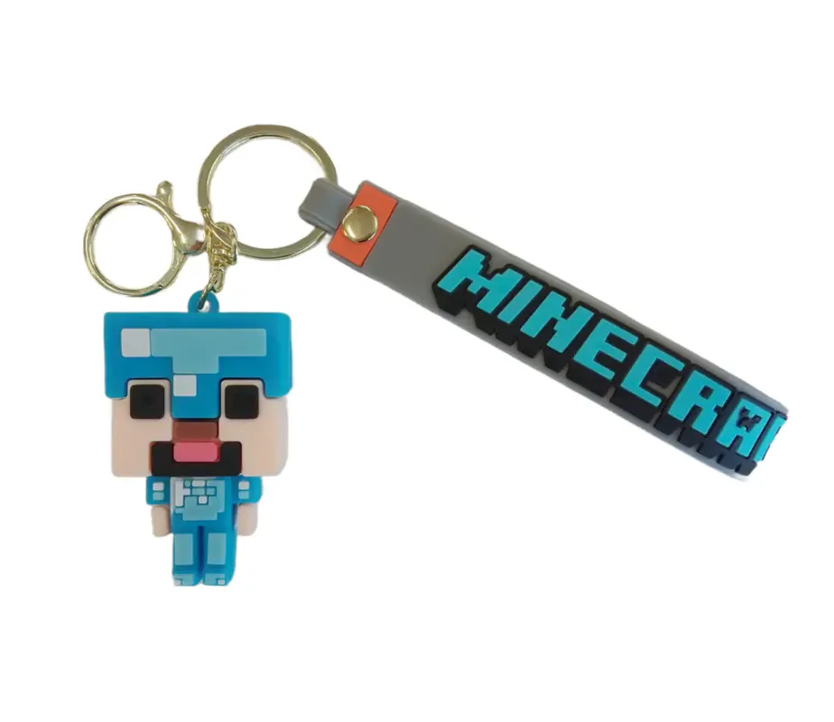 Horká Nabídka Dětská klíčenka Minecraft Diamantový Steve PKBA2353