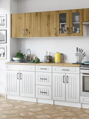 Kuchyňská linka Běla 240/240 artisan/bílá MAT Aktuální