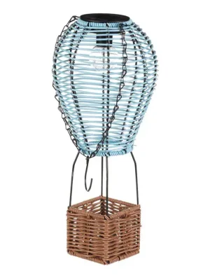 Značkový Solární zahradní lucerna LED PLA113 BLUE-L - modrá