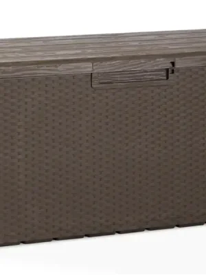 Zahradní plastový úložný box PORTOFINO 340 L - hnědá Top Prodej