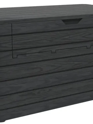 Ověřený Zahradní plastový úložný box DOLOMITI 970 L - grafit