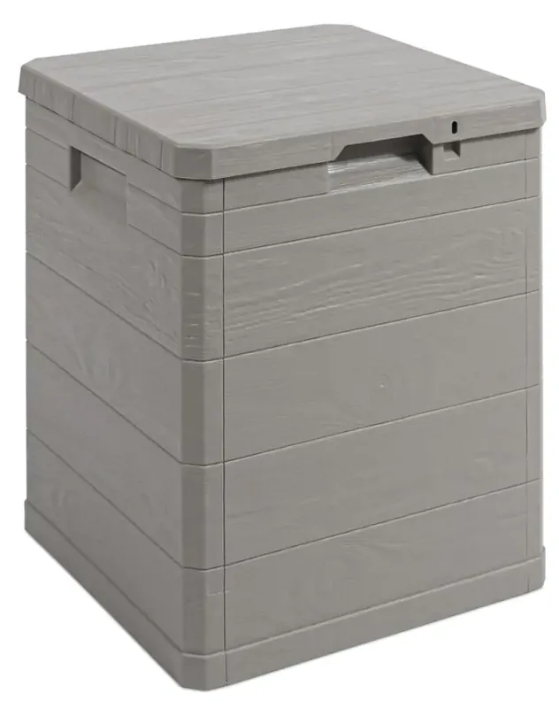 Expresní Doručení Zahradní plastový úložný box WOODYS 90 L - světle šedá