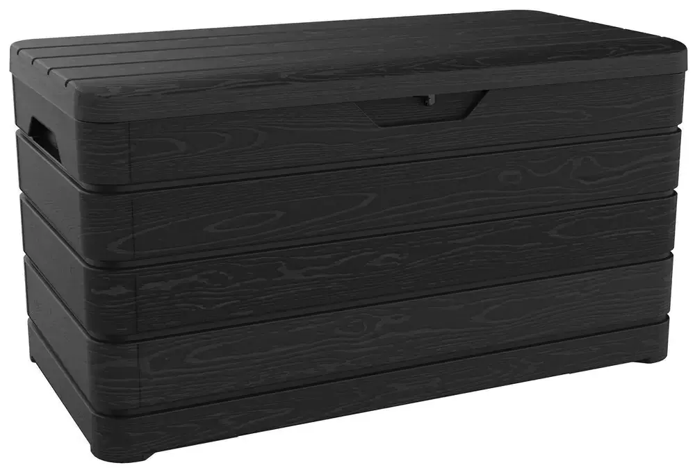Cenově Výhodný Zahradní plastový úložný box DOLOMITI 410 L - grafit