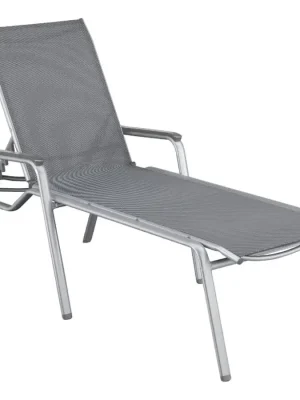 Objednat Nyní Zahradní lehátko CIRRUS SILVER LINE - stříbrná/šedá