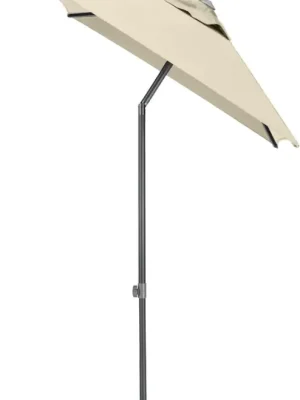 Speciální Cena Slunečník KETTLER EASY PUSH 150x210 cm - matný antracit/béžová - voděodolný