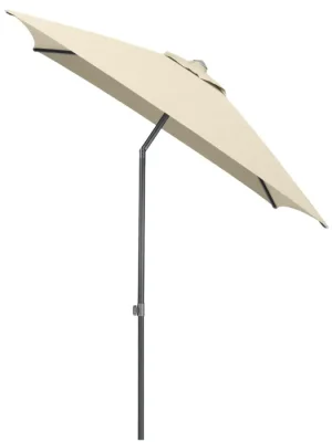 Slunečník KETTLER EASY PUSH 200x200 cm - matný antracit/béžová - voděodolný Novinka