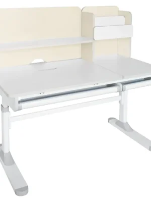 Značkový Rostoucí psací stůl LEDIN - natural/bílá