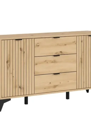 Značkový Komoda LAMEA KOM2D3S/150 - dub artisan