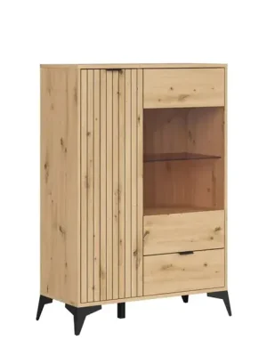 Akční Nabídka Vitrína LAMEA REG1D1W1S - dub artisan