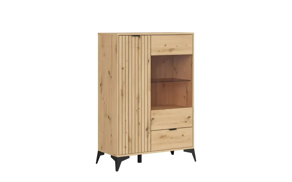 Akční Nabídka Vitrína LAMEA REG1D1W1S - dub artisan