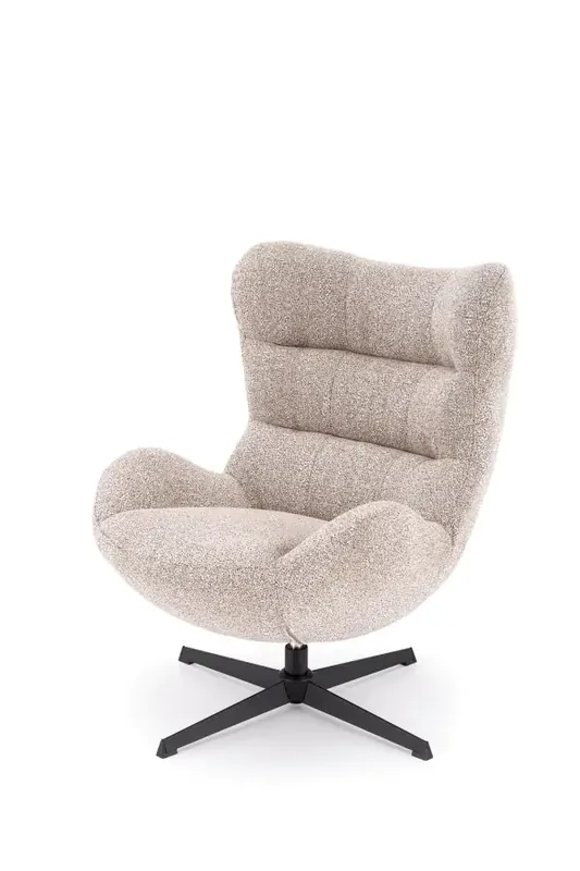 Otočné designové křeslo JACKIE - béžová Super Cena